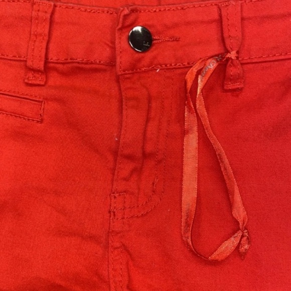 L.A. Denim Studio by Rosee Casual Red Shorts Juniors Women Size 3 - Picture 10 of 10